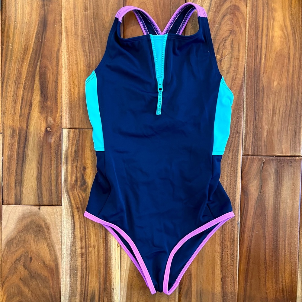 Athleta Girl one piece swimsuit L/12 NWOT